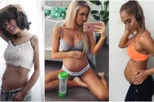 Tak hanya Andien, perut 10 wanita ini bikin takjub meski sedang hamil