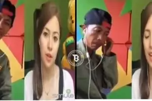 Kamu akan terbuai dengan suara hansip ini, merdu banget