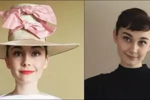 Annelies van Overbeek , selebgram hits 'kembaran' Audrey Hepburn