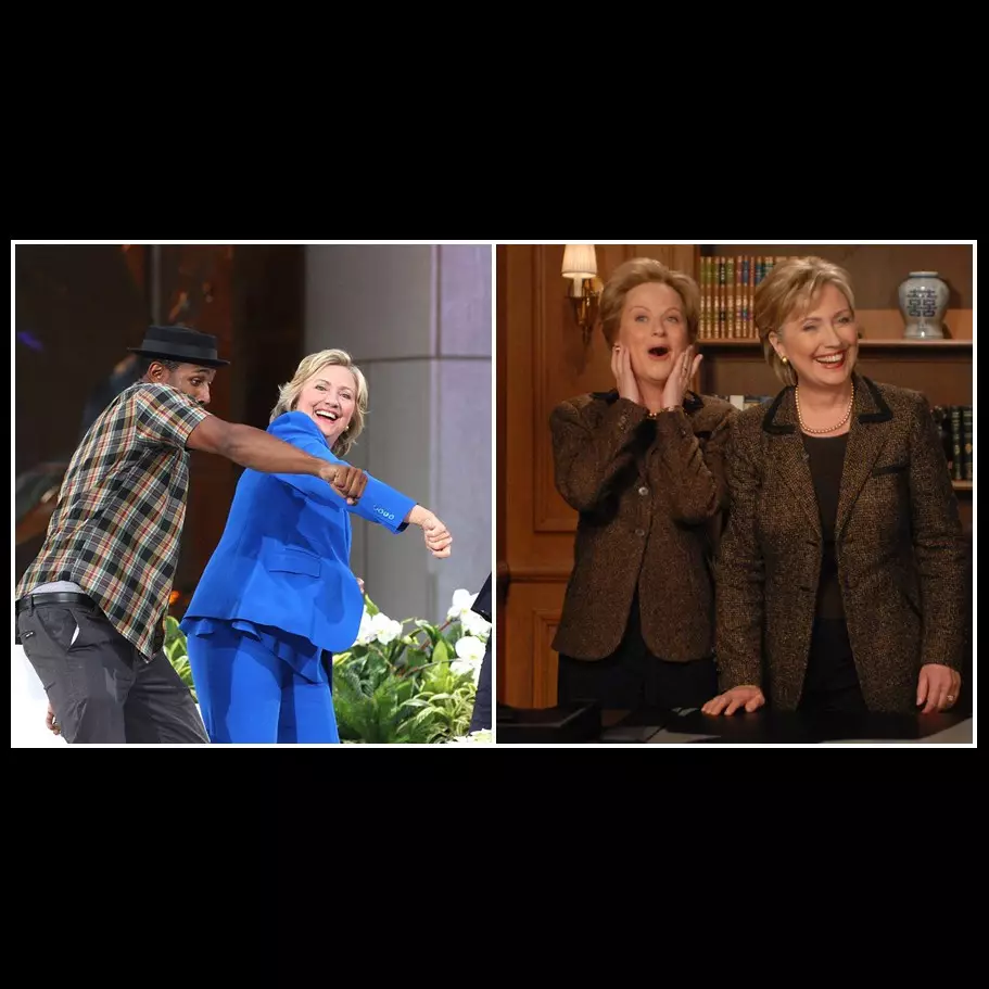 15 Foto tunjukkan Hillary Clinton nggak gagap budaya pop, gaul abis