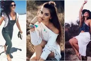 15 Foto Andreea Cristina, model & traveler yang cantiknya keterlaluan