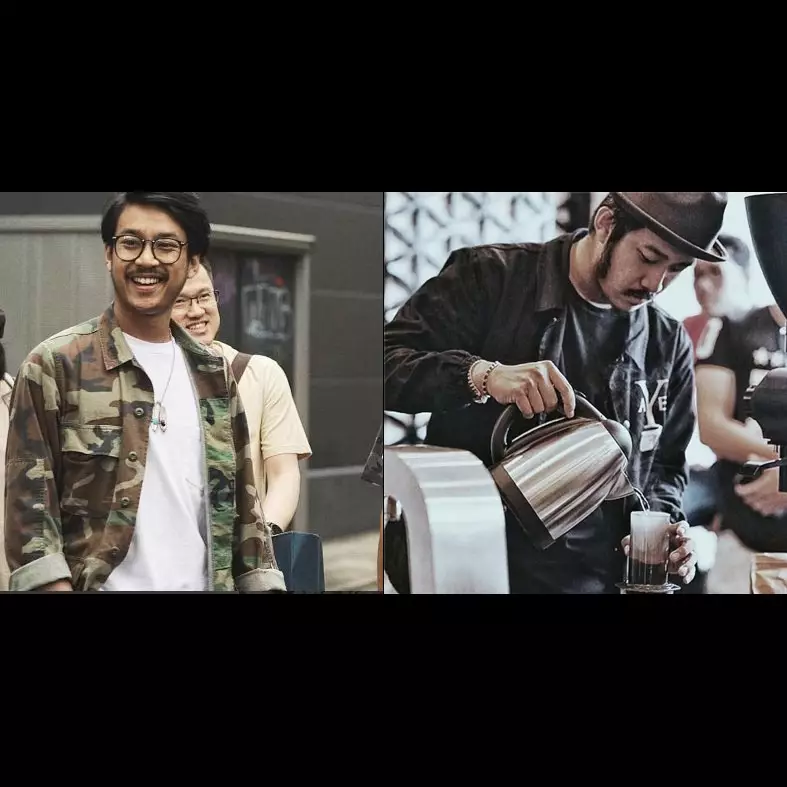 Muhammad Aga, barista tampan bikin kamu pengen dibuatin kopi tiap pagi