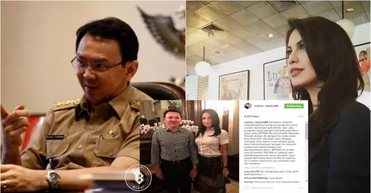 Unggah foto sama Ahok, Sophia Latjuba malah bikin netizen gagal fokus