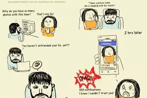 14 Ilustrasi problem asmara ABG sekarang, kamu pasti pernah ngalamin