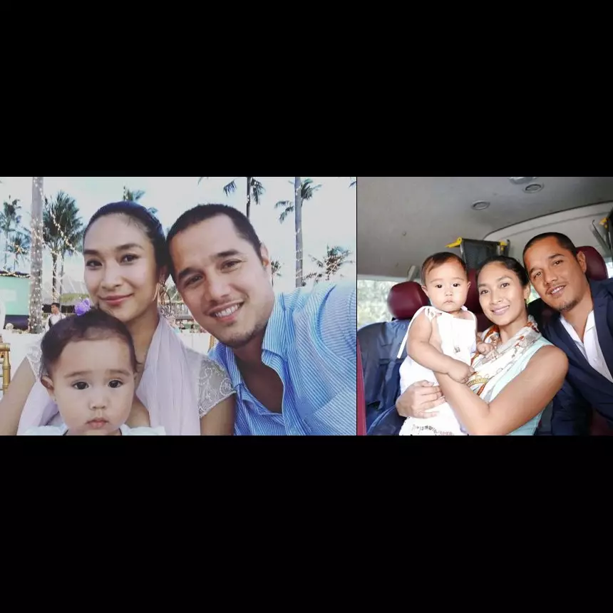 10 Foto harmonisnya keluarga kecil Happy Salma, so sweet banget nih