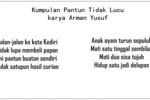 12 Pantun ini judulnya nggak lucu, tapi malah bikin ketawa geli