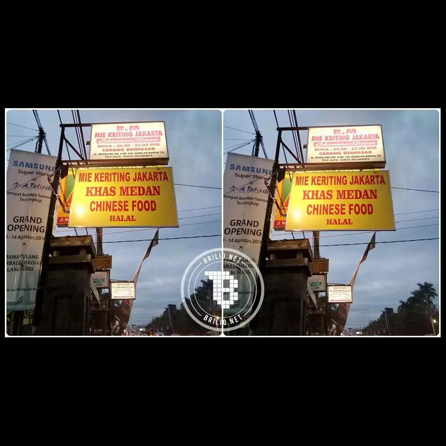 Papan nama rumah makan ini bikin bingung pembeli, salahnya di mana ya?