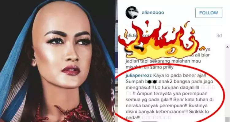 5 Alasan kenapa Julia Perez kerap dijuluki 'polisi tuyul' di Instagram