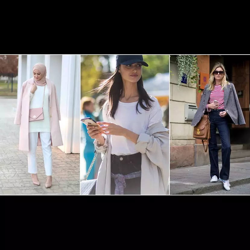 Biar nggak terkesan 'tenggelam', coba deh 20 gaya tumpuk baju ini