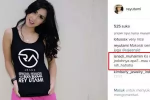 8 Komentar netizen gagal fokus di postingan Rey Utami ini kocak parah