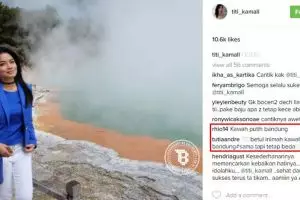Liburan di Selandia Baru, Titi Kamal disebut sedang di Kawah Putih