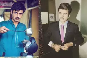 Penjual teh tarik ini jadi model setelah fotonya viral di internet