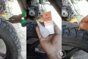 Tips pria ini atasi bocornya ban tubeless patut kamu coba