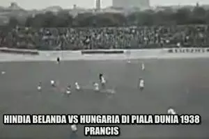 Ini video langka cuplikan pertandingan Indonesia di Piala Dunia 1938