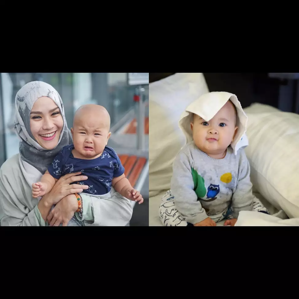 12 Foto lucunya Bhai Kaba, bayi Hanung-Zaskia yang ekspresif banget