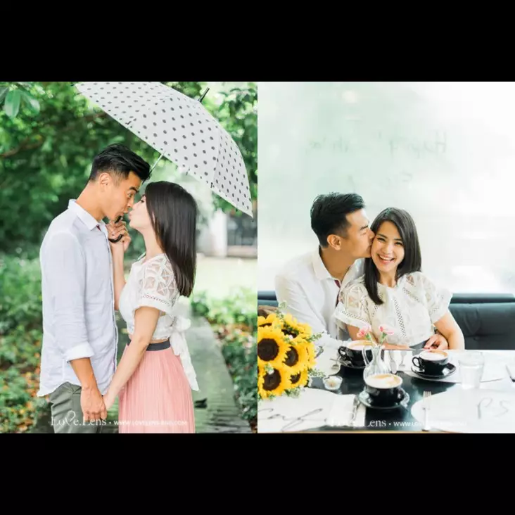 15 Potret kemesraan Dion Wiyoko dan kekasih, bikin iri