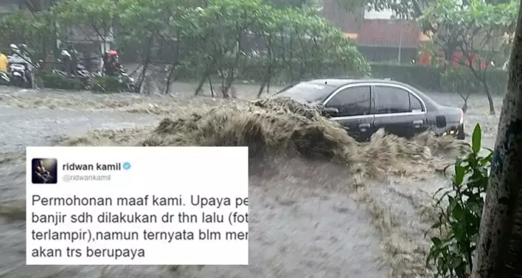 Bandung dilanda banjir, Ridwan Kamil sampaikan permohonan maaf 