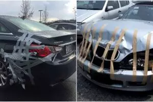 Bukannya diperbaiki, 12 bagian mobil ini malah dilakban, darurat ya?