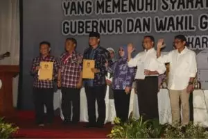 Agus-Sylviana nomor 1, Ahok-Djarot nomor 2, dan Anies-Sandiaga nomor 3