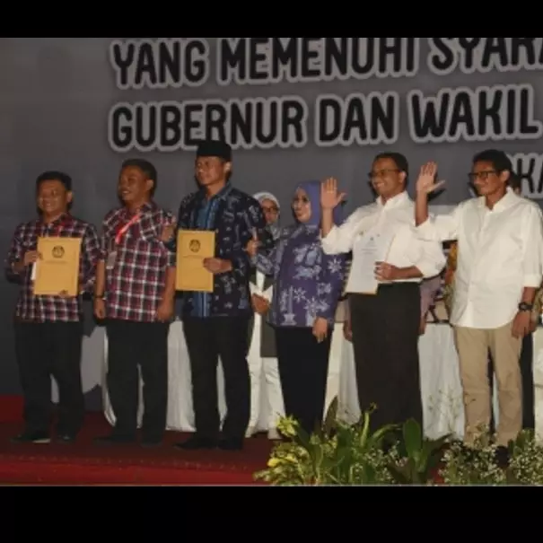 Agus-Sylviana nomor 1, Ahok-Djarot nomor 2, dan Anies-Sandiaga nomor 3