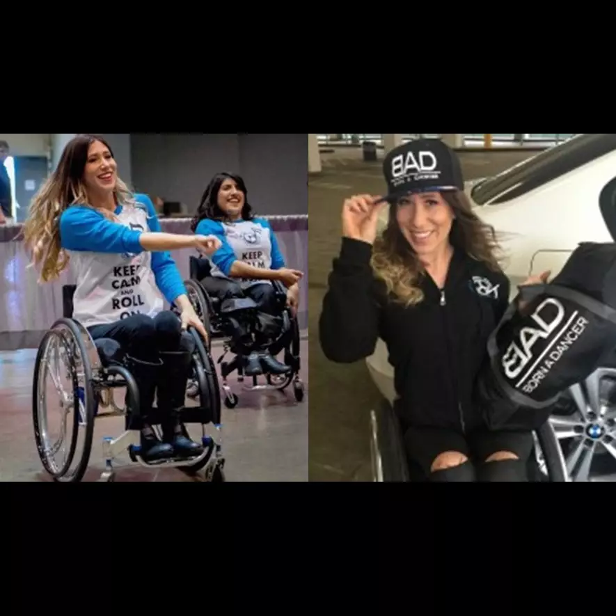 Wanita ini tetap bisa jadi penari meski harus berada di kursi roda