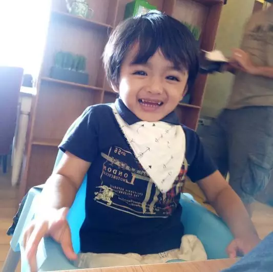 Gallardo Igneel anak Faby Marcelia yang ganteng dan ngegemesin