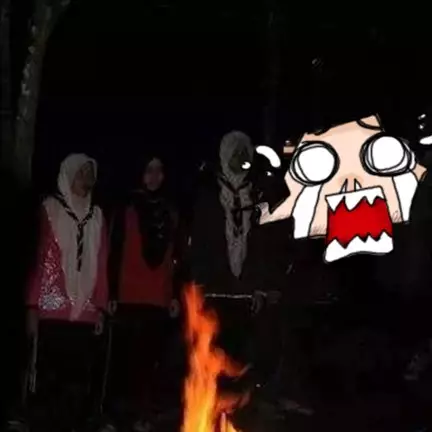 Lagi berkemah di hutan, rombongan Pramuka ini ternyata diikuti hantu