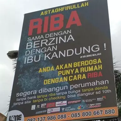 Kutip hadis soal riba, baliho iklan perumahan ini tuai kontroversi