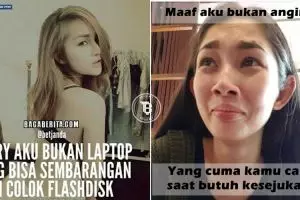 12 Meme 'maaf aku bukan' ini meski bikin ketawa juga mak jleb banget