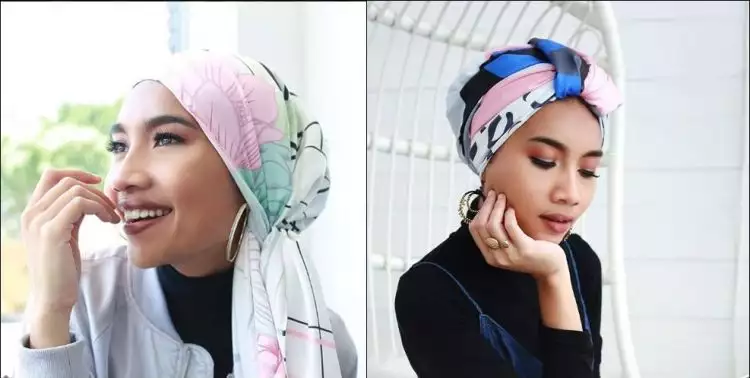 10 Gaya hijab retro ala Yuna penyanyi Malaysia, unik dan inspiratif