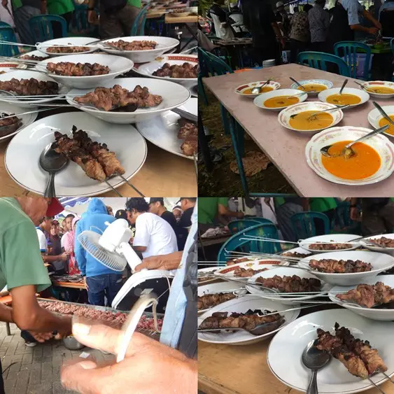 Sembelih 50 ekor kambing, warga Jogja pesta sate klatak