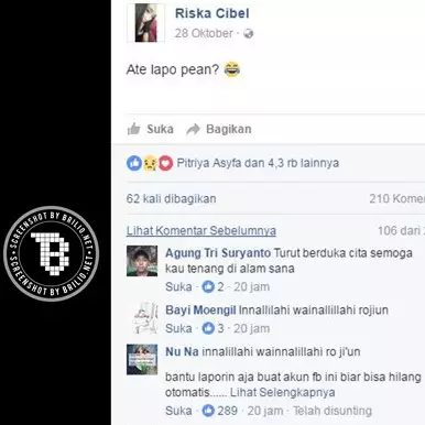 Ini status terakhir drag biker wanita yang meninggal di Tulungagung