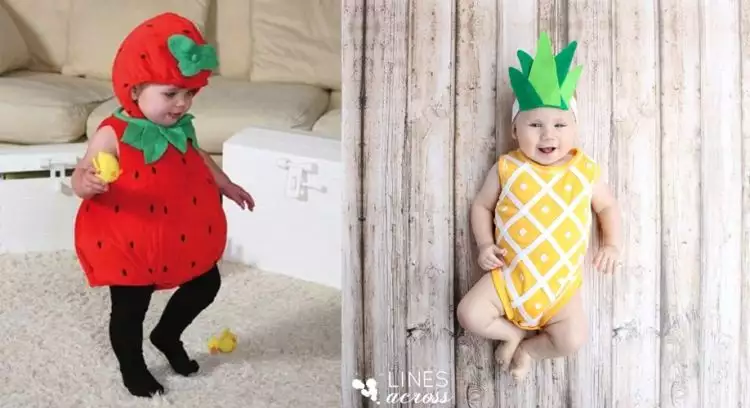 14 Foto bayi berkostum buah ini ngegemesin banget, pengen nyubit