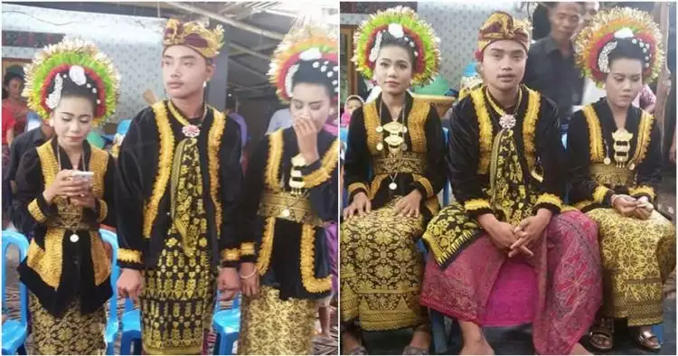 Pria asal Lombok ini nikahi dua wanita sekaligus, berani banget ya?