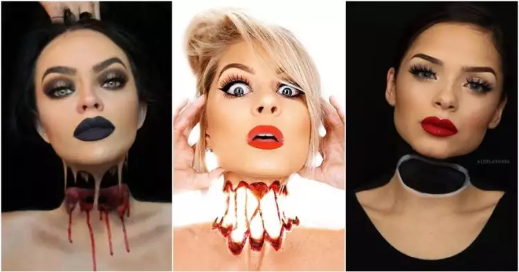 Ini dia tren makeup 'kepala mengambang' yang viral di media sosial