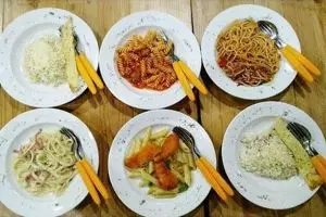 Olahan pasta ala Italia ini dimodifikasi sesuai lidah orang Indonesia