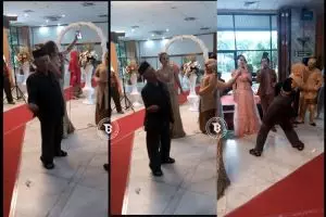 Kamu tak akan bisa menahan tawa melihat kakek ini berjoget dangdut