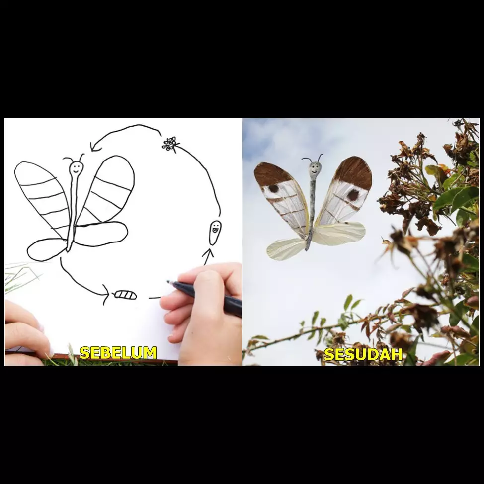 10 Karya keren ini dibuat dari desain anak umur enam tahun 