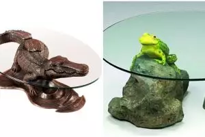 12 Meja kaca ini cocok untuk pecinta hewan, wow keren