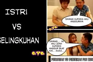 16 Komik beda selingkuhan & istri ini mak jleb banget, awas kesindir