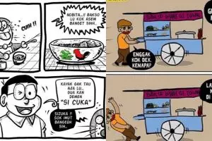 13 Komik tukang bakso ini siap cerahkan harimu saat kelaparan