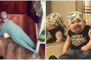 10 Foto ini tunjukkan kacaunya anak ketika ditinggal ibu