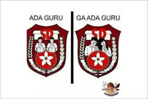10 Meme kocak 'ada guru vs nggak ada' ini bikin kangen masa sekolah