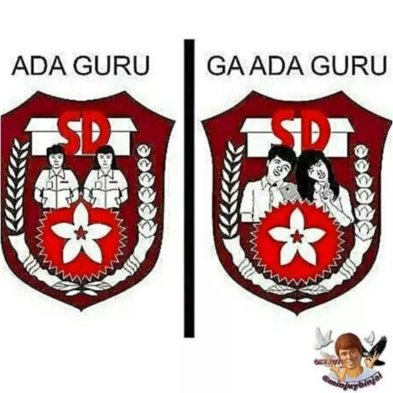 10 Meme kocak 'ada guru vs nggak ada' ini bikin kangen masa sekolah