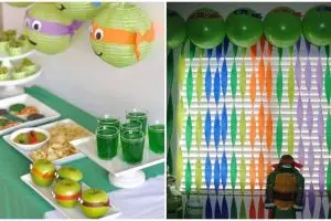 15 Foto dekor Kura-kura Ninja ini bisa jadi inspirasi acara ultah anak