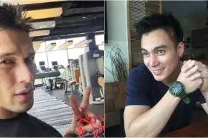 Sama-sama masih bujang, ini 12 beda gaya Indra L Brugman dan Baim Wong