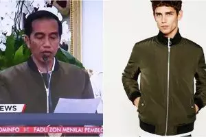 Modisnya gaya Jokowi saat pidato soal demo buat netizen salah fokus