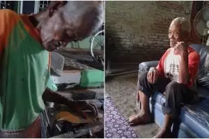 Mbah Slamet, kakek penjual roti bakar keliling ini bikin terenyuh 