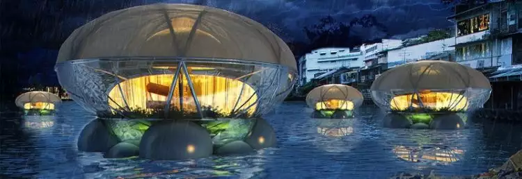 Hotel berbentuk ubur-ubur ini bisa bantu jaga lingkungan, keren ya