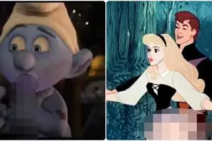 17 Foto ini bukti kalau film kartun nggak bisa asal sensor